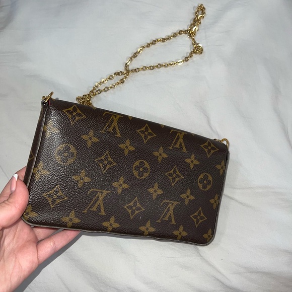 AUTHENTIC Louis Vuitton Felicie Pochette monogram canvas - Picture 8 of 17